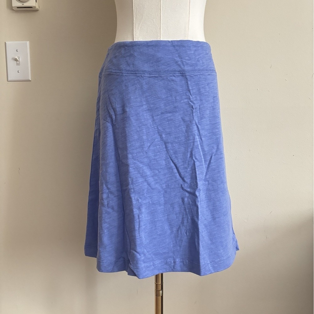 Escape by Habitat Womens Large A Line Skirt 100% Cotton Beach Coastal Stretch